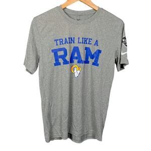 NWT Men's LA Rams Training Day 2024 Dri-Fit Workout Shirt - Size M - $40 Retail